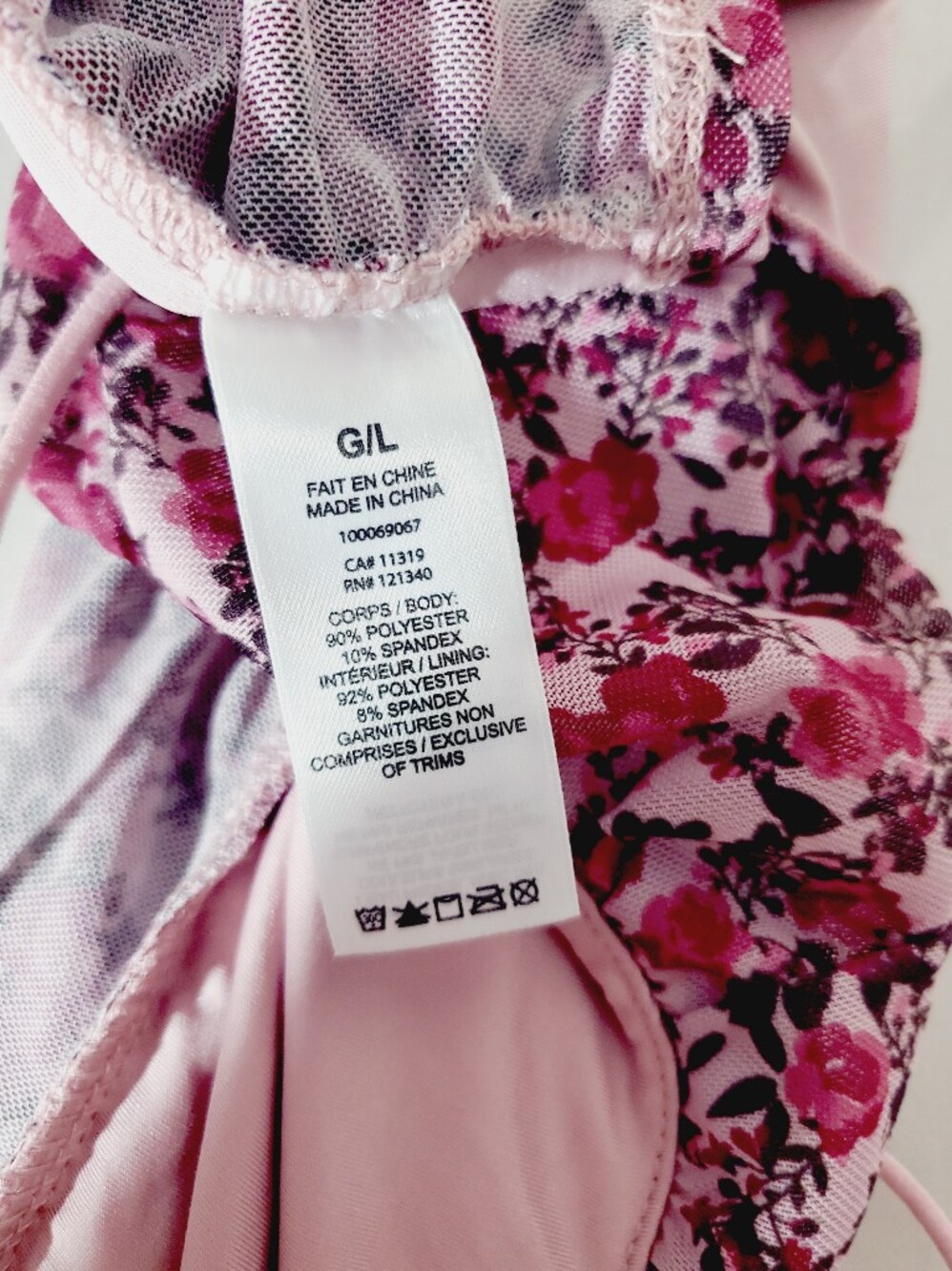 GARAGE Floral Ruffled Smock Pleated Rose Cami Crop Top - Picture 8 of 11